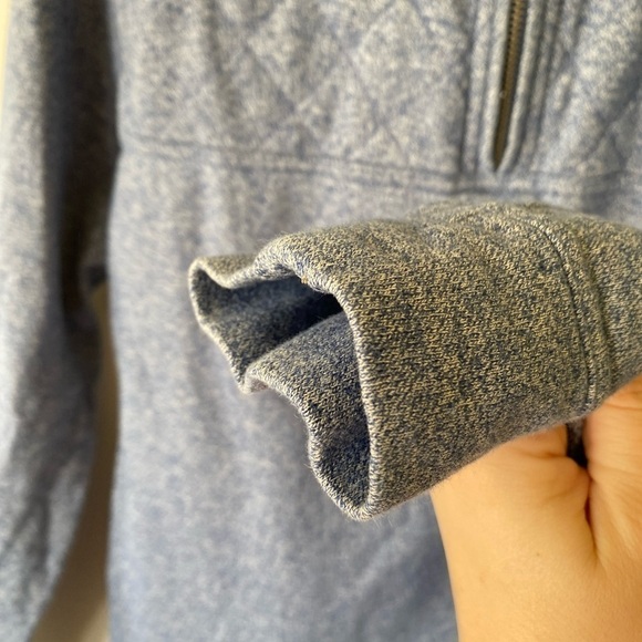 BANANA Republic blue quarter zip sweater - Picture 7 of 9